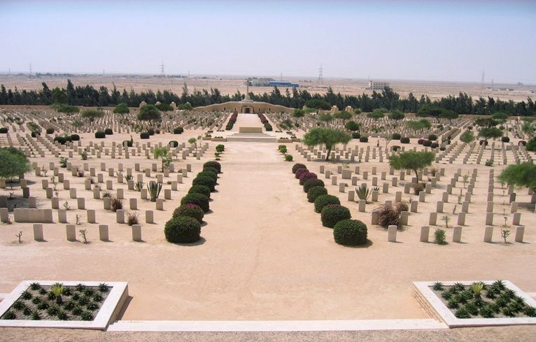 Cementerios de la Segunda Guerra Mundial en El Alamein